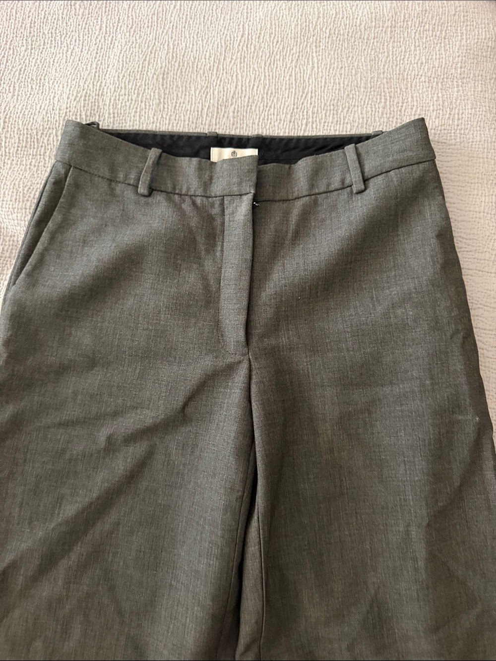 Babaton Black Dress Pants with Charcoal Waistband